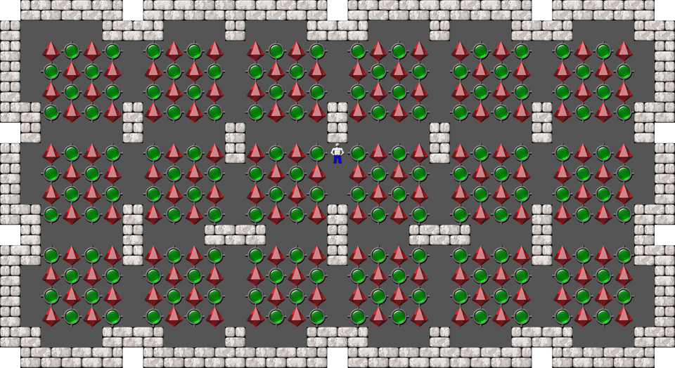 Sokoban David W. Skinner Arranged level 208